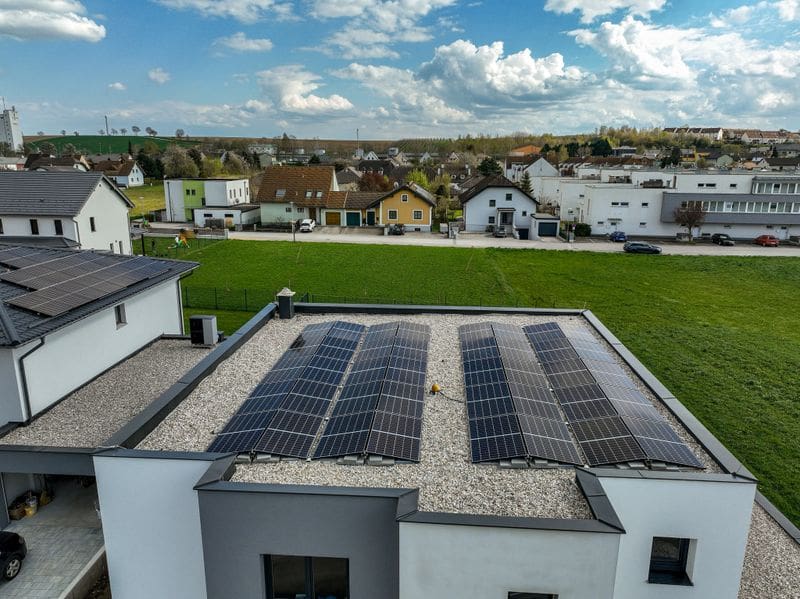 14,4kWp Ost-West Flachdach